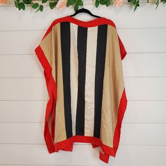 BURBERRY Mulberry Silk Twill Cape - Picture 7 of 15